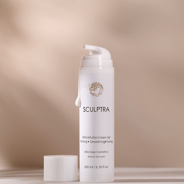 Sculptra Anticellulite cream gel 200ml + δώρο ένα σαπούνι με φυσική λούφα